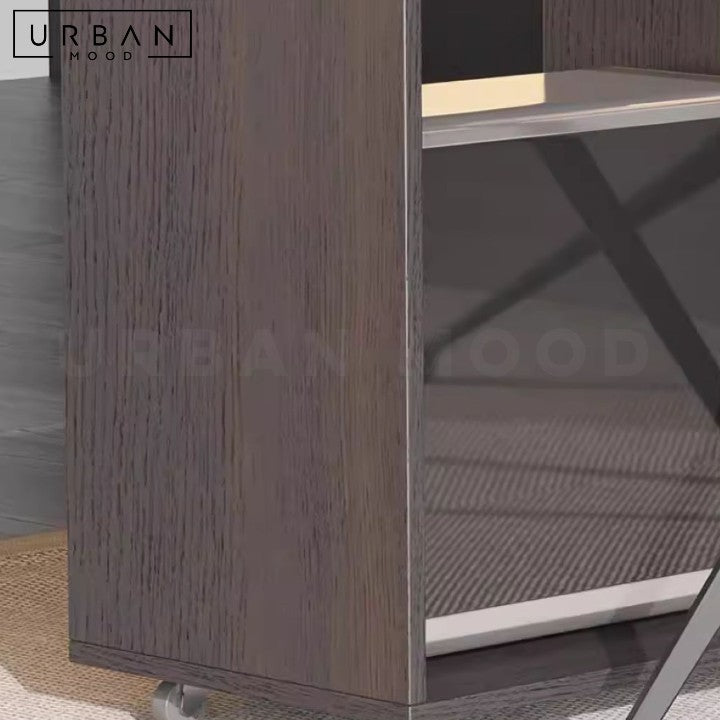 SHOGHER Modern Office Table & Shelf