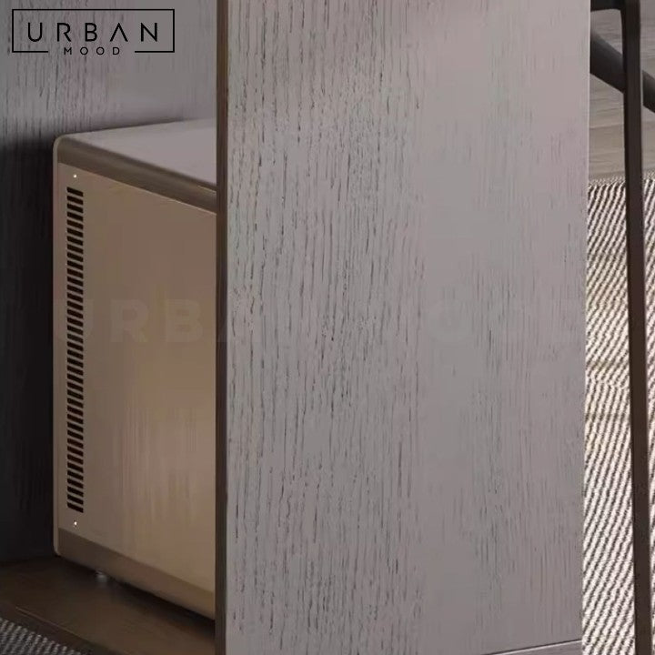 SHOGHER Modern Office Table & Shelf