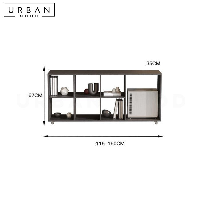 SHOGHER Modern Office Table & Shelf