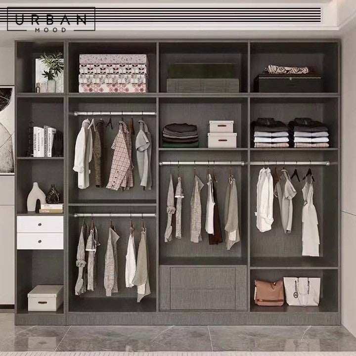 KRYSTAL Modern Mirrored Wardrobe