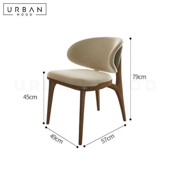 SHUR Modern Leather Dining Chair