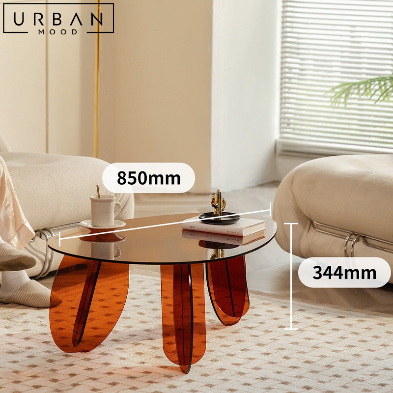 SIDO Modern Acrylic Coffee Table