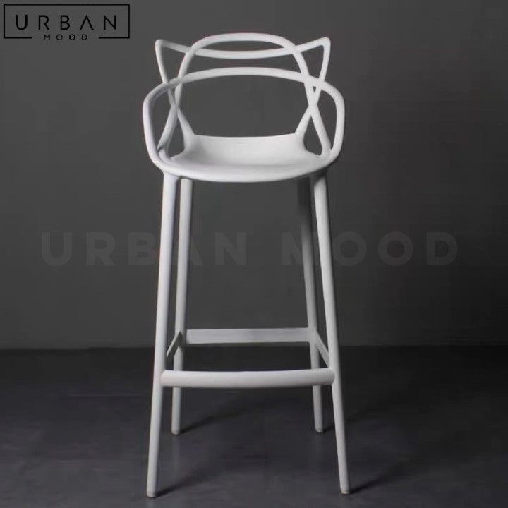 SIGUR Modern Plastic Bar Stool