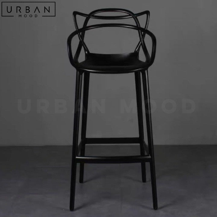 SIGUR Modern Plastic Bar Stool