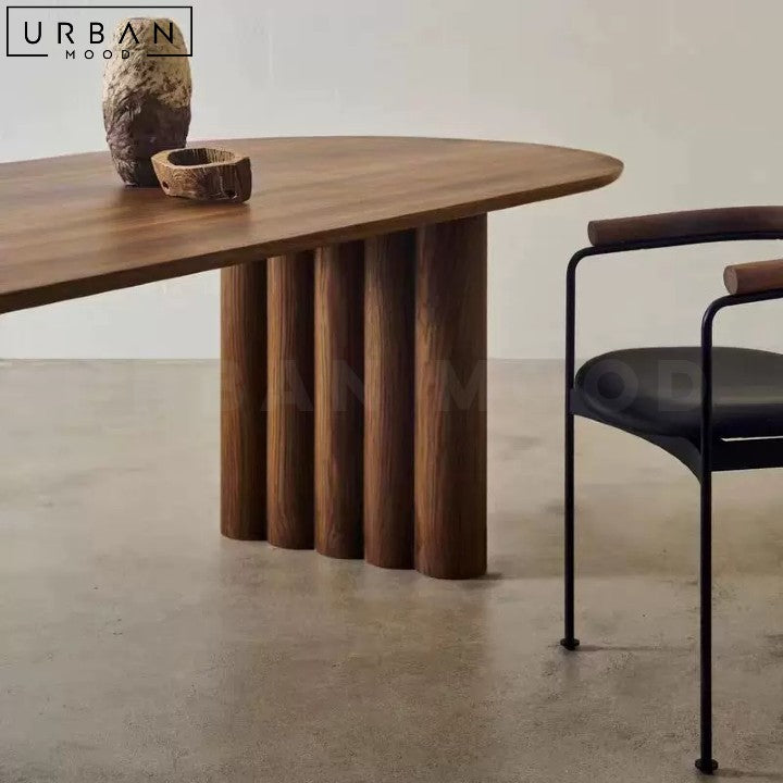 JEVA Modern Solid Wood Dining Table