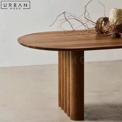 JEVA Modern Solid Wood Dining Table