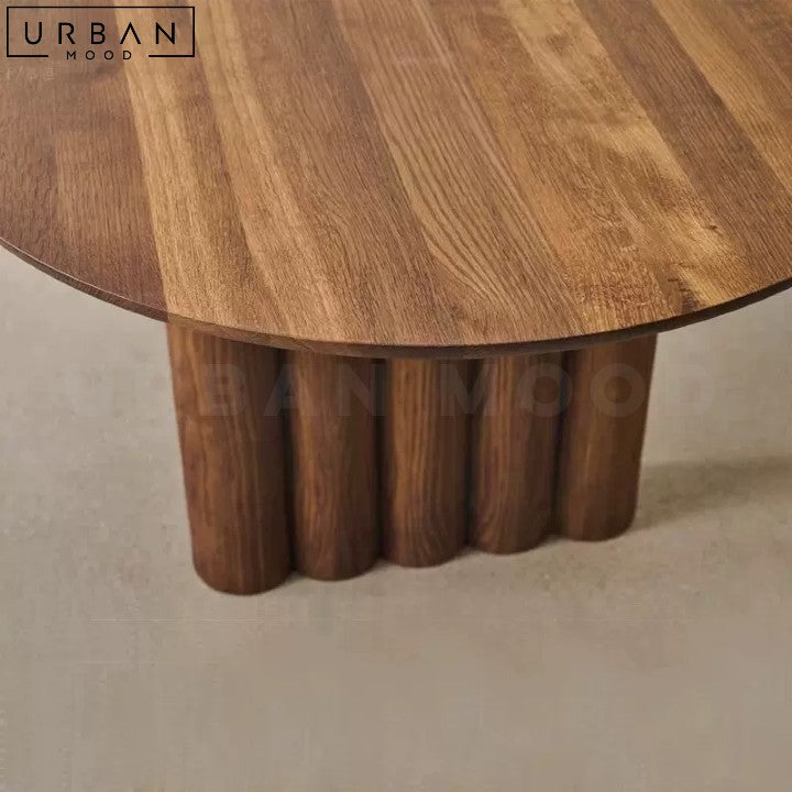 JEVA Modern Solid Wood Dining Table