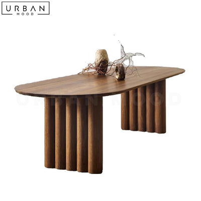 JEVA Modern Solid Wood Dining Table