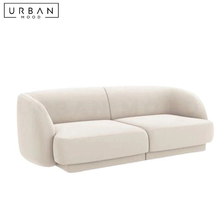 SILKE Modern Fabric Sectional Sofa (Scratch-Resistant)