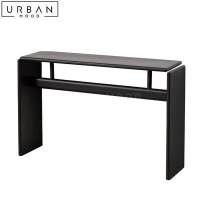 SILVIO Modern Solid Wood Console Table