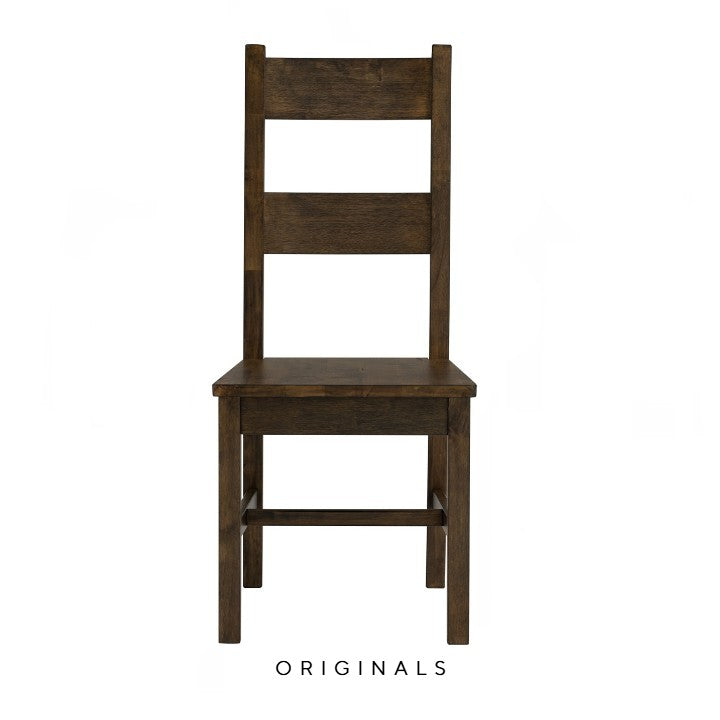 SINANE Rustic Solid Wood Dining Chair