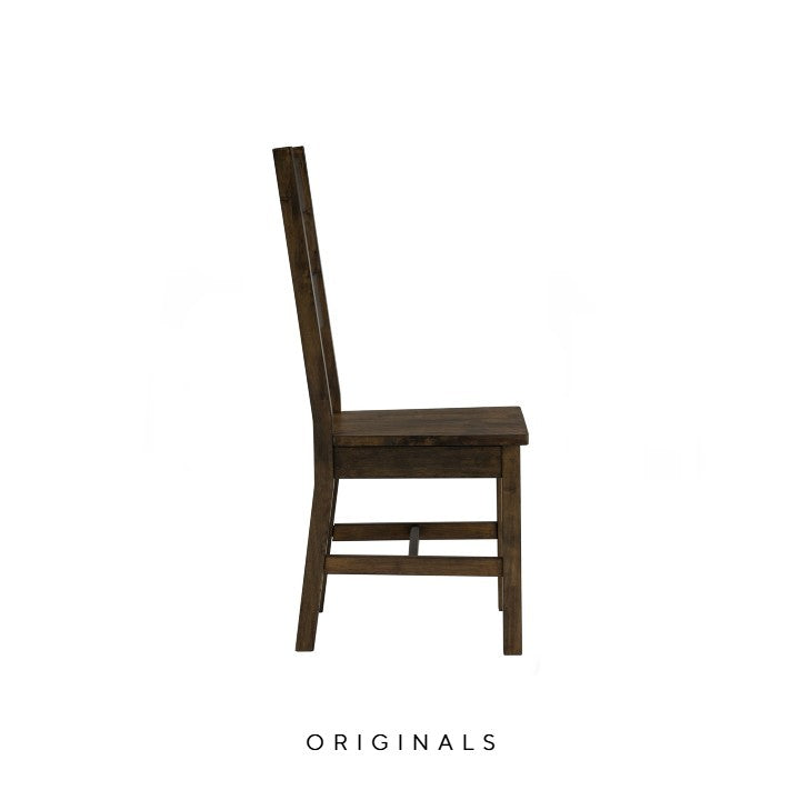 SINANE Rustic Solid Wood Dining Chair
