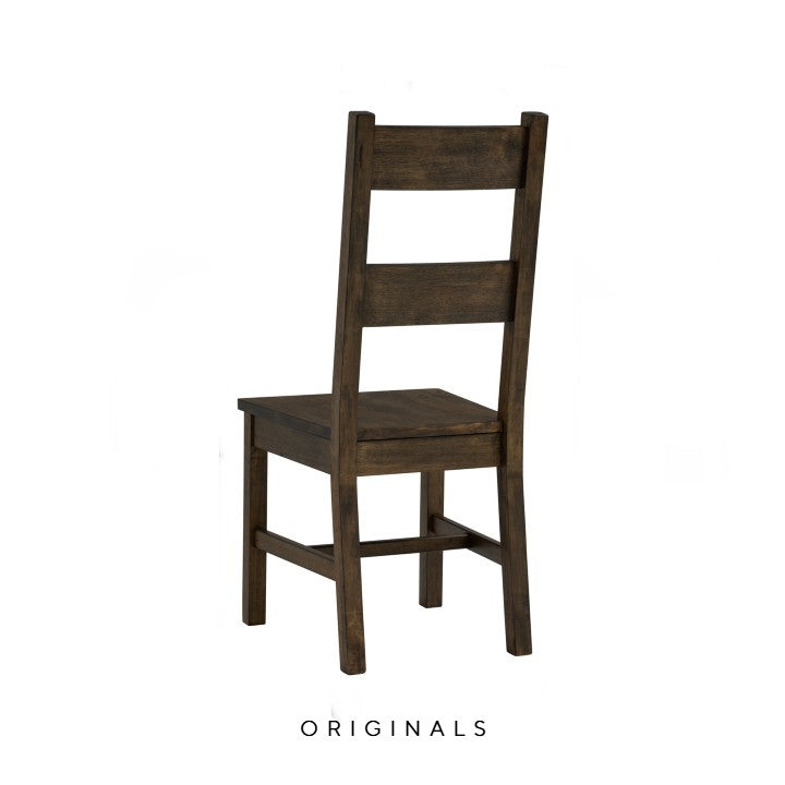 SINANE Rustic Solid Wood Dining Chair