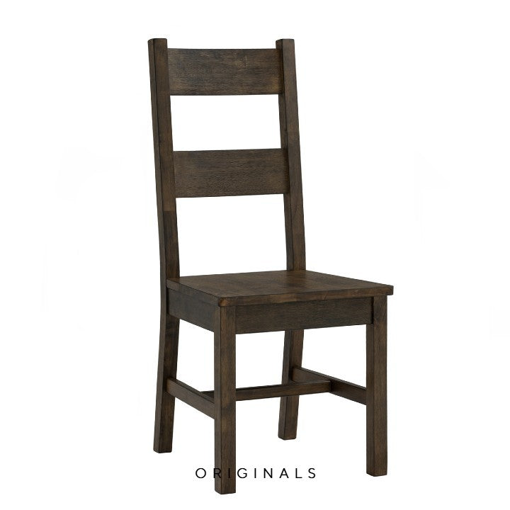 SINANE Rustic Solid Wood Dining Chair