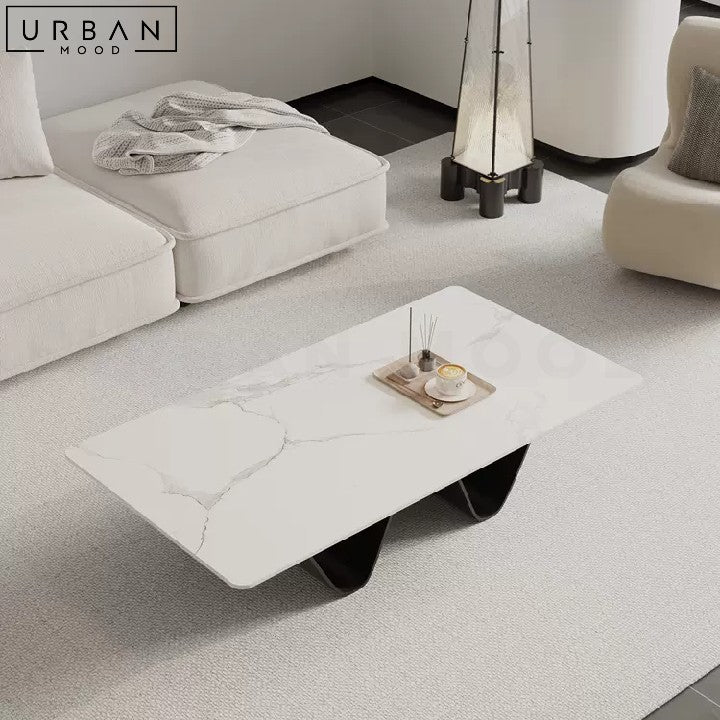 SKRIVE Modern Sintered Stone Coffee Table