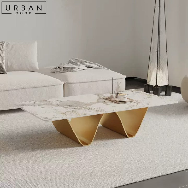 SKRIVE Modern Sintered Stone Coffee Table