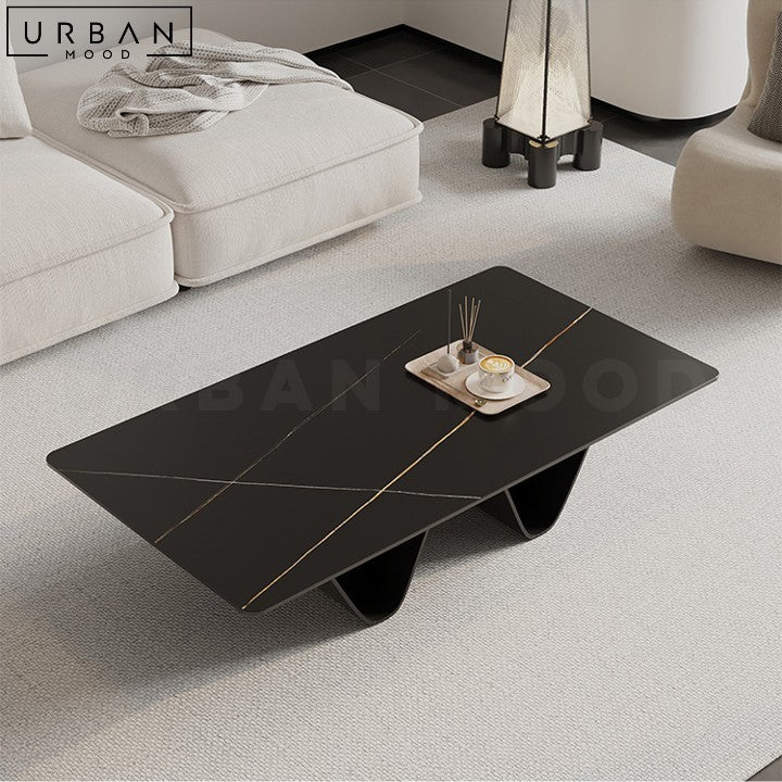 SKRIVE Modern Sintered Stone Coffee Table