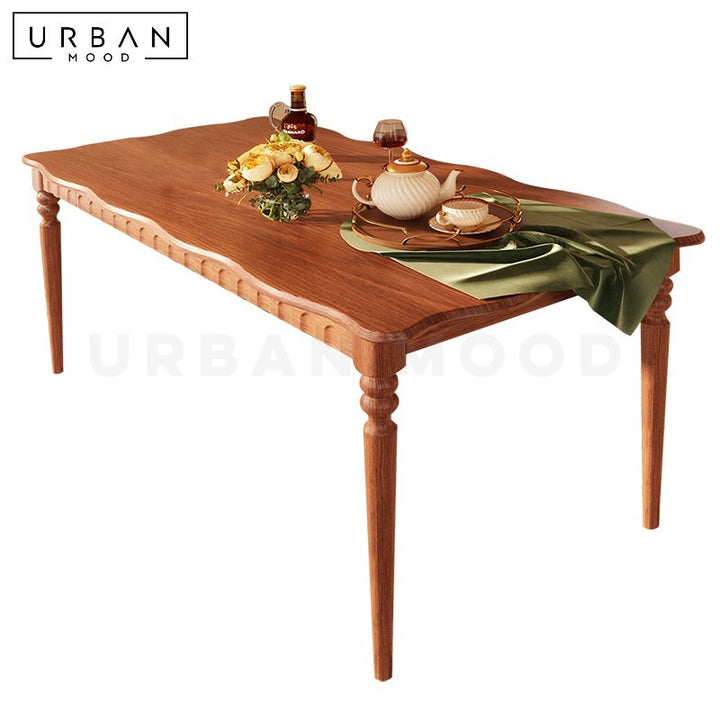 SMARA Japandi Solid Wood Dining Table