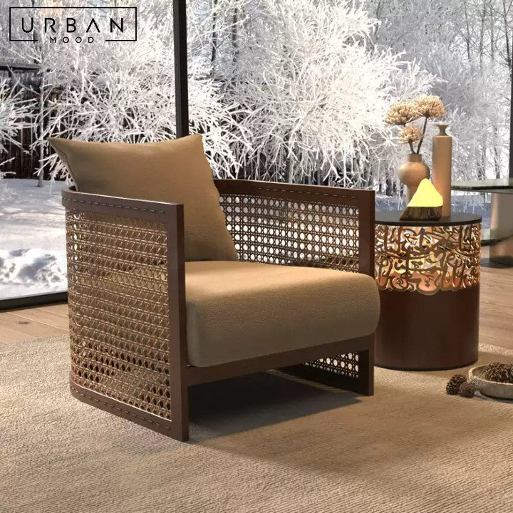 BATON Oriental Rattan Sofa