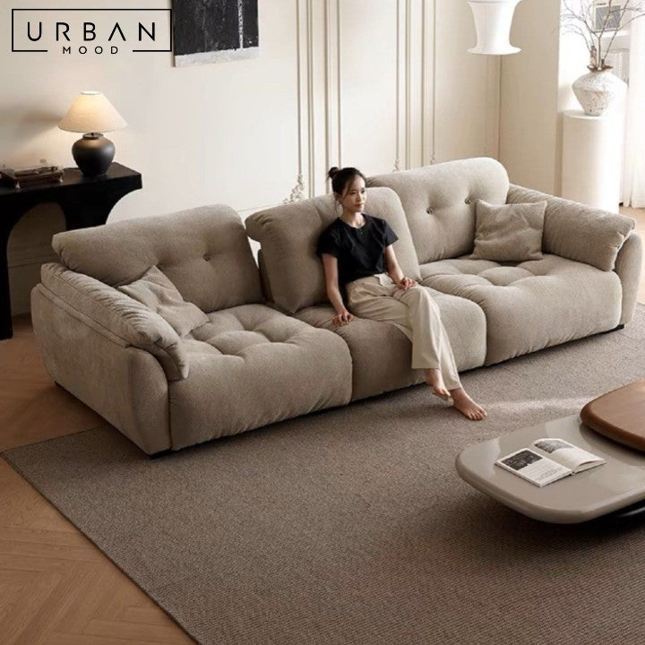 SPOKE Modern Fabric Sofa (Pet-Friendly)