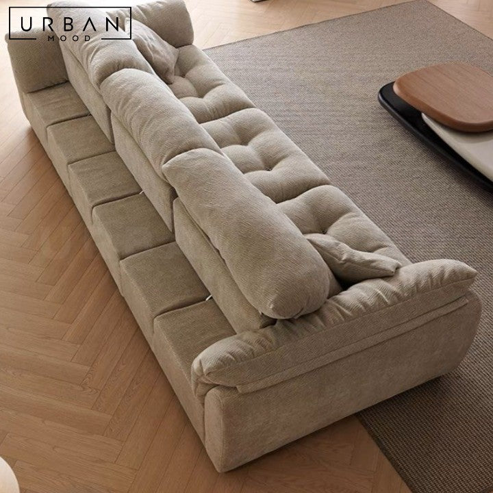 SPOKE Modern Fabric Sofa (Pet-Friendly)