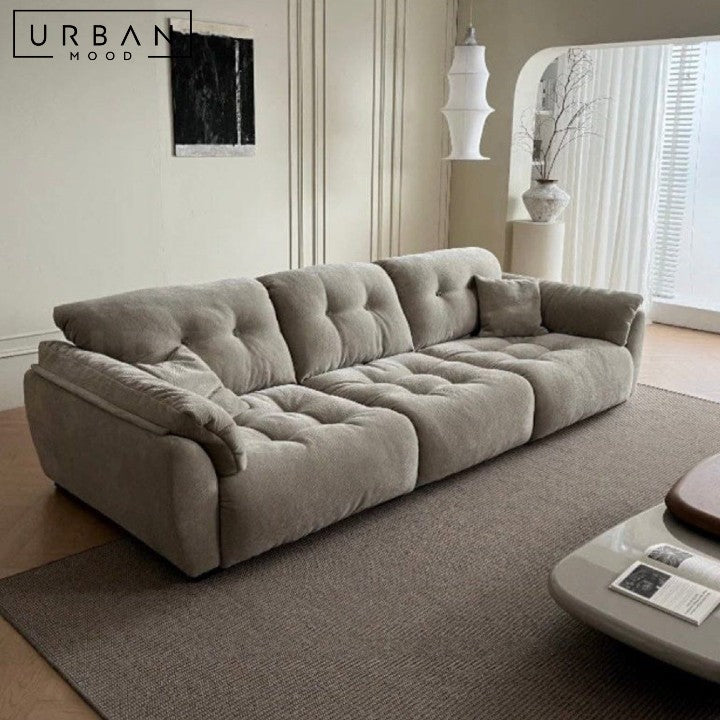 SPOKE Modern Fabric Sofa (Pet-Friendly)