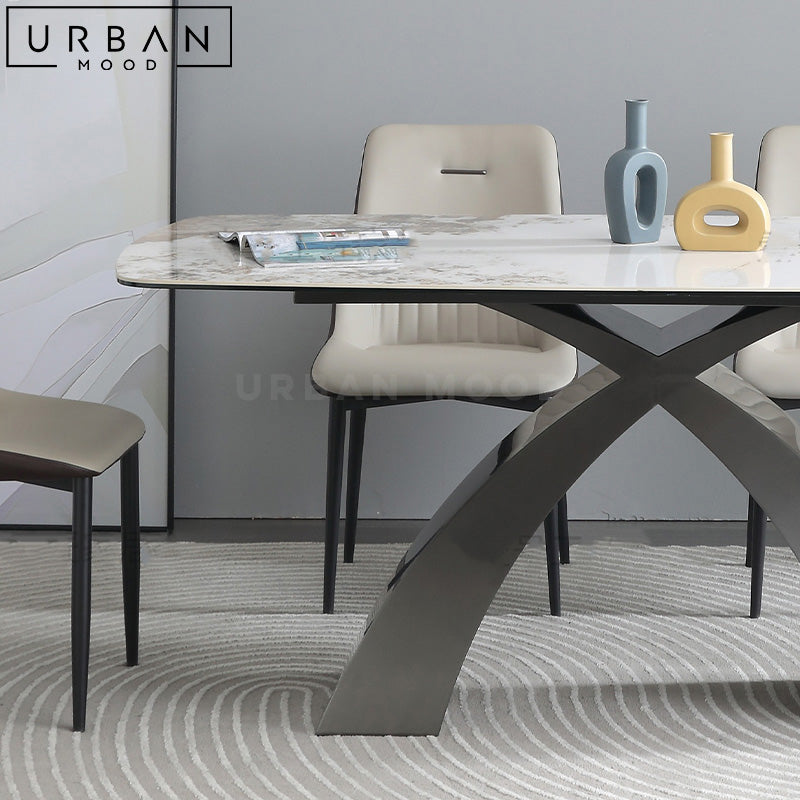 SAHA Modern Sintered Stone Dining Table