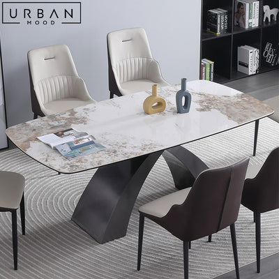 SAHA Modern Sintered Stone Dining Table