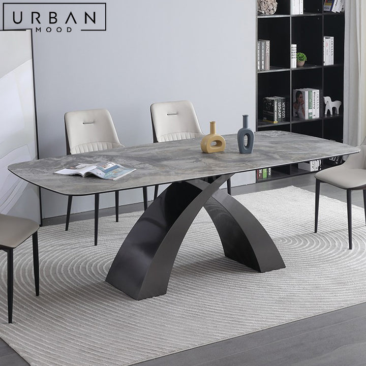 SAHA Modern Sintered Stone Dining Table