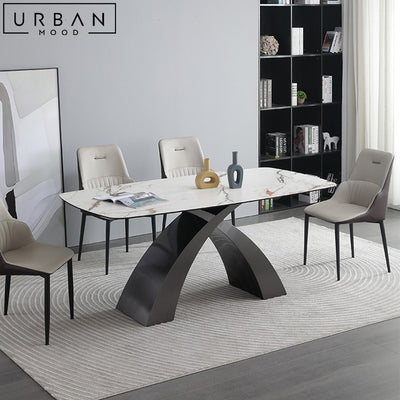 SAHA Modern Sintered Stone Dining Table