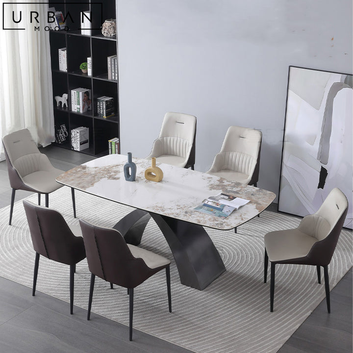 SAHA Modern Sintered Stone Dining Table