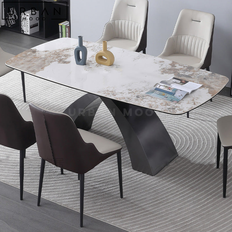 SAHA Modern Sintered Stone Dining Table