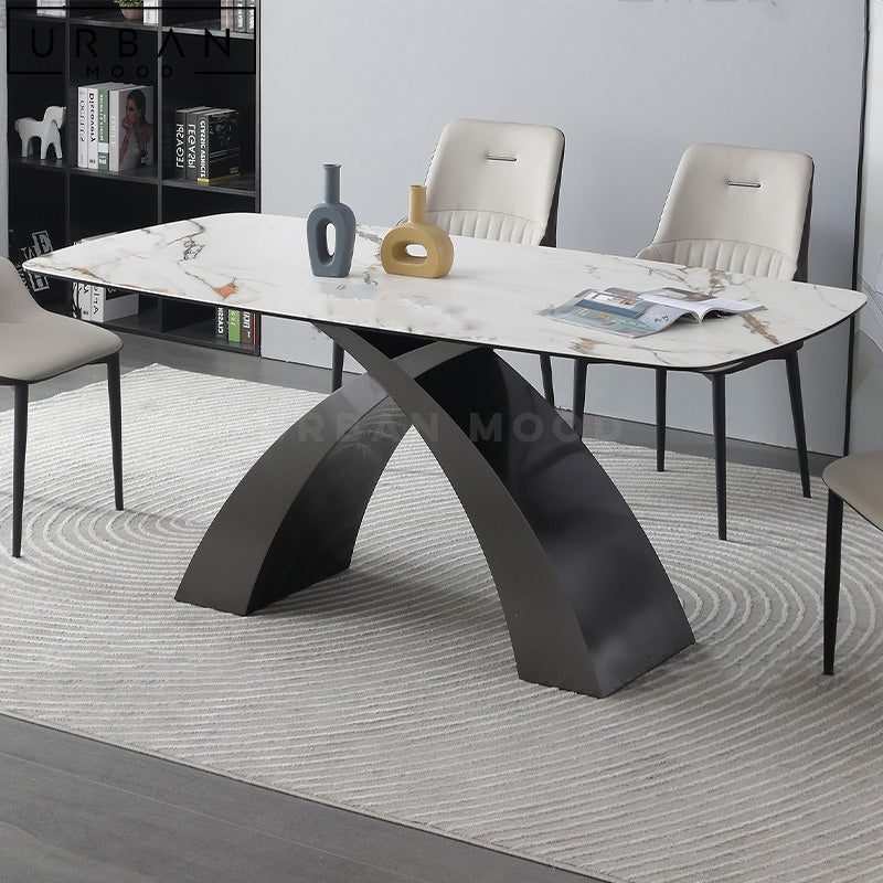 SAHA Modern Sintered Stone Dining Table