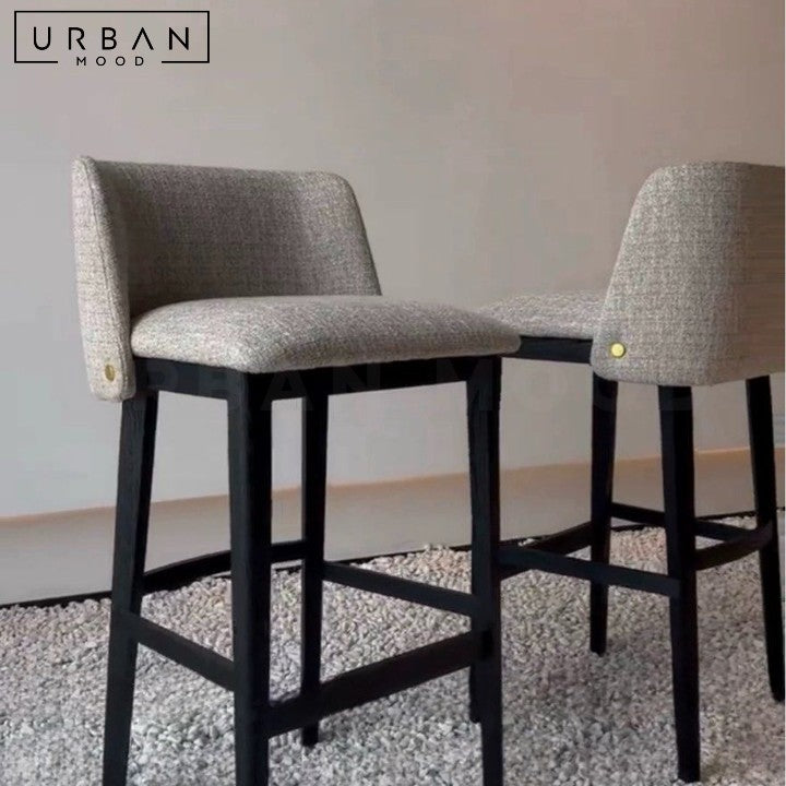 BOKA Modern Fabric Bar Stool