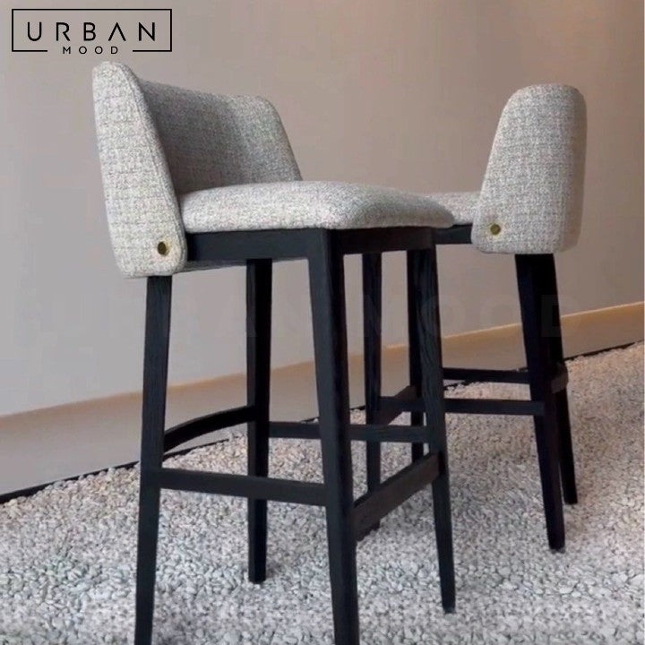 BOKA Modern Fabric Bar Stool