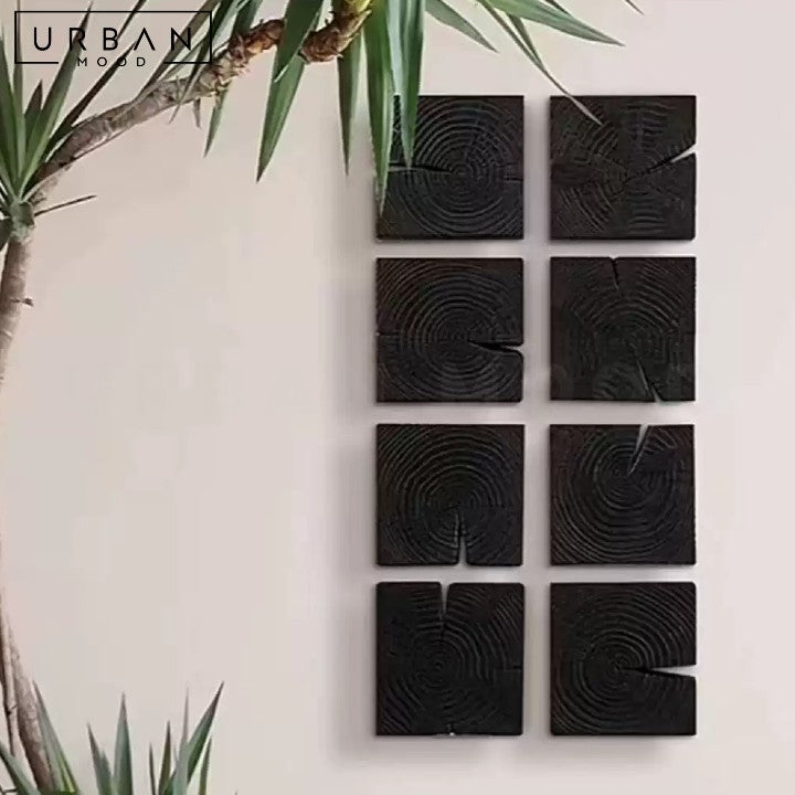 SOBO Modern Solid Wood Wall Art