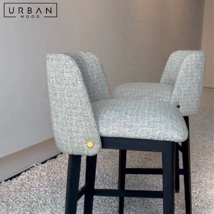 BOKA Modern Fabric Bar Stool