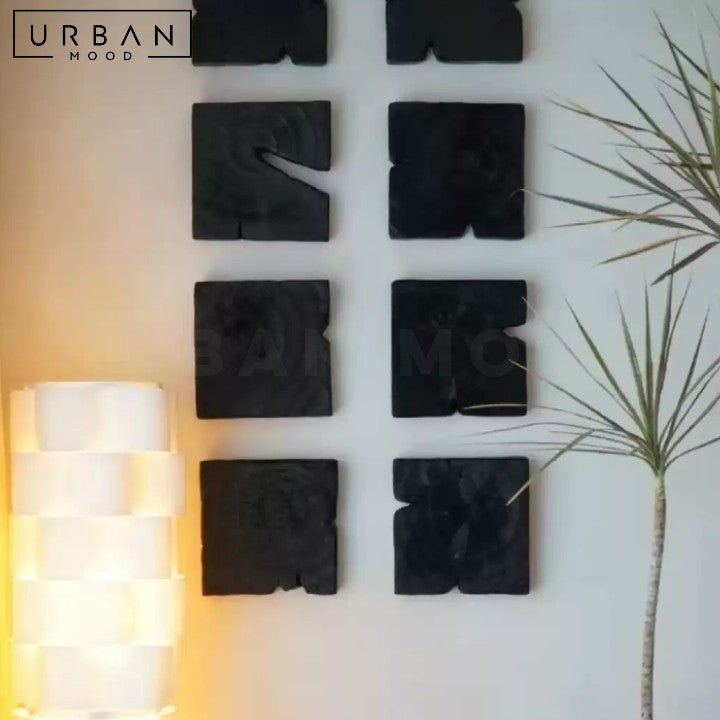 SOBO Modern Solid Wood Wall Art
