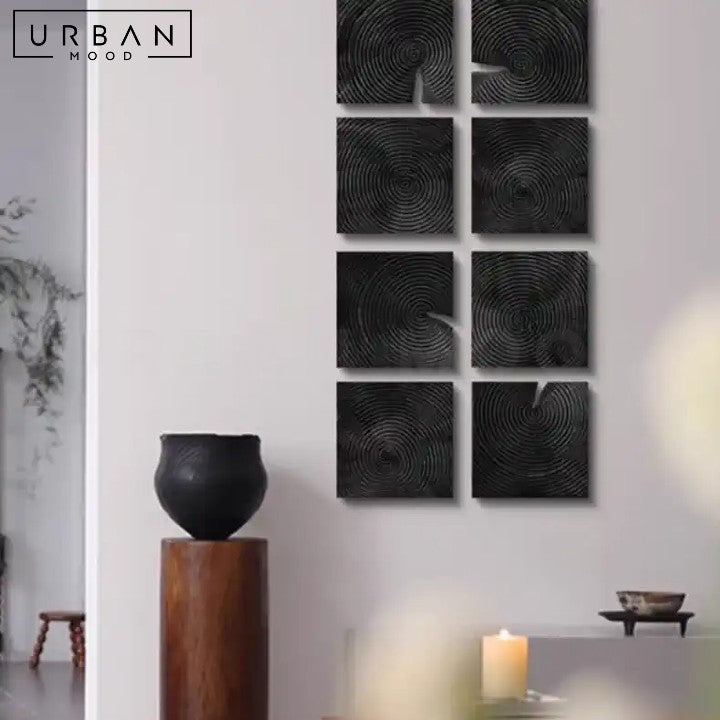 SOBO Modern Solid Wood Wall Art