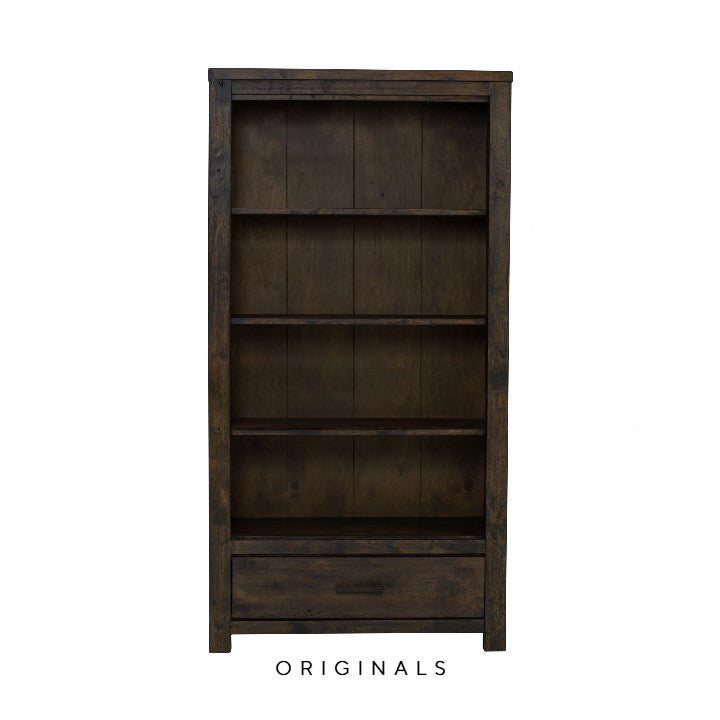 SOKKO Rustic Solid Wood Bookcase