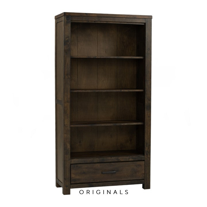 SOKKO Rustic Solid Wood Bookcase