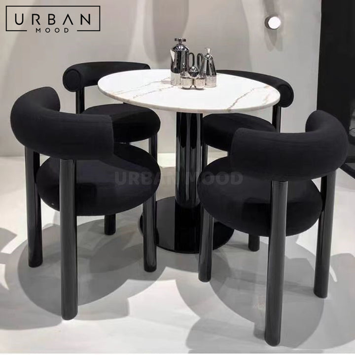 SOLARIS Modern Velvet Dining Chair