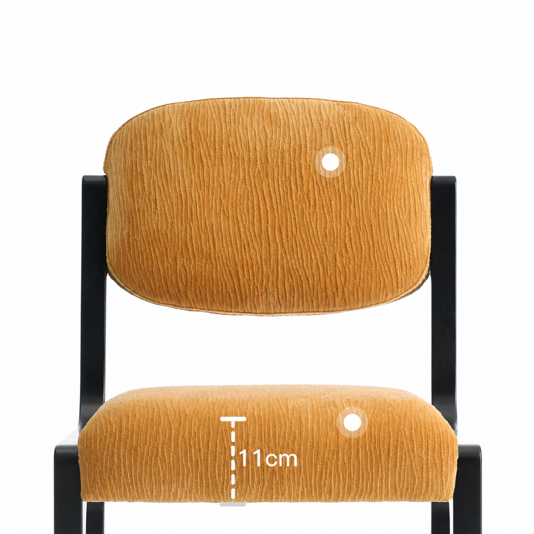 SOLBI French Fabric Dining Chair - Urban Mood Singapore
