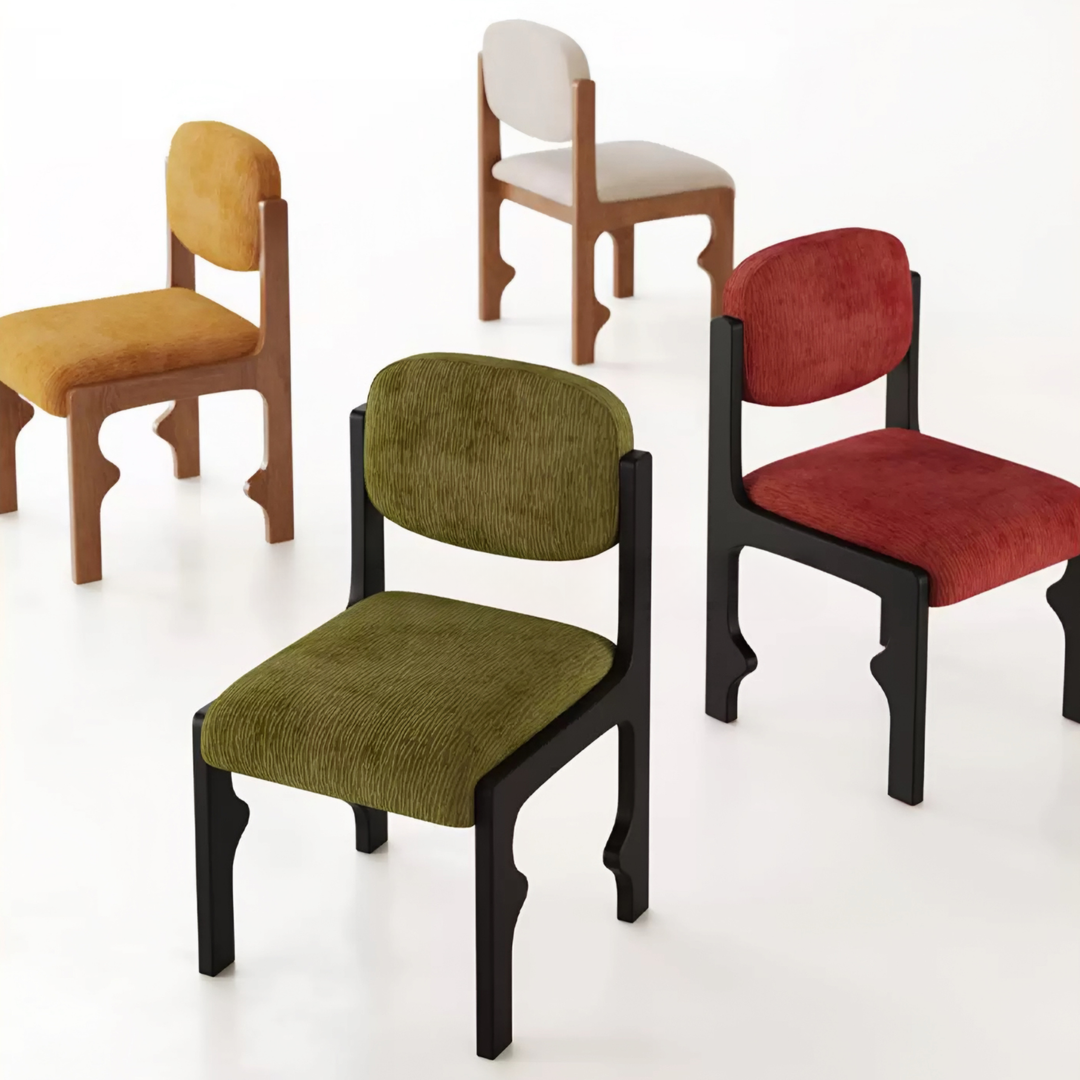 SOLBI French Fabric Dining Chair - Urban Mood Singapore
