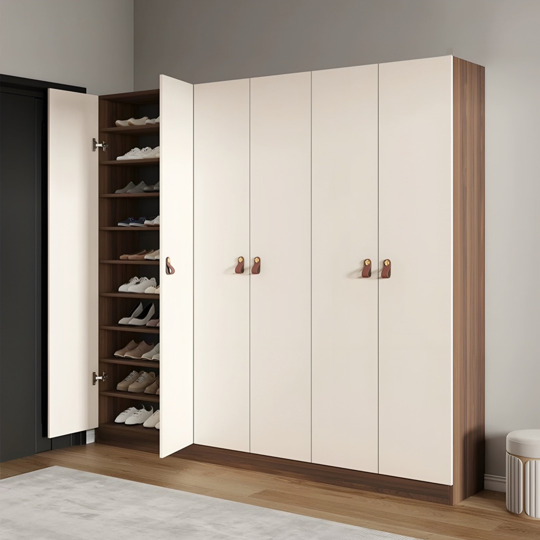SOLENO Modern Full Height Shoe Cabinet - Urban Mood Singapore