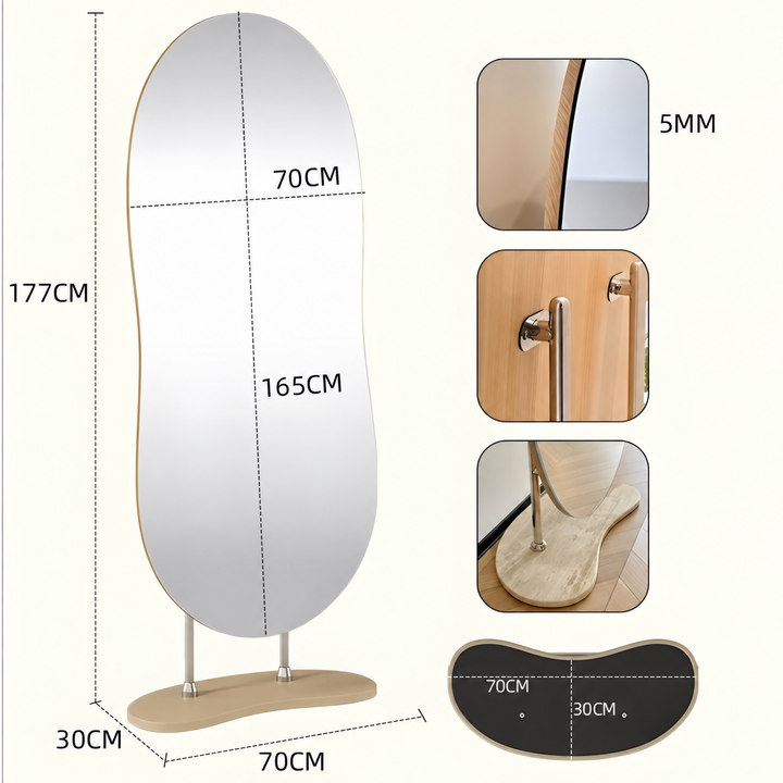 SOLENZA Modern Full Length Mirror - Urban Mood Singapore