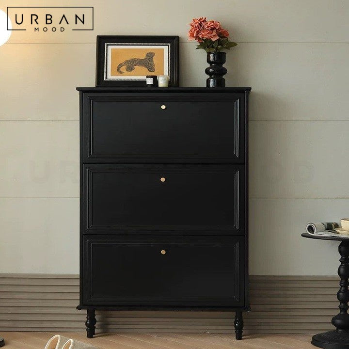 SOLIMAN Victorian Slim Shoe Cabinet