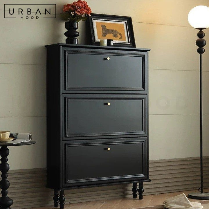 SOLIMAN Victorian Slim Shoe Cabinet