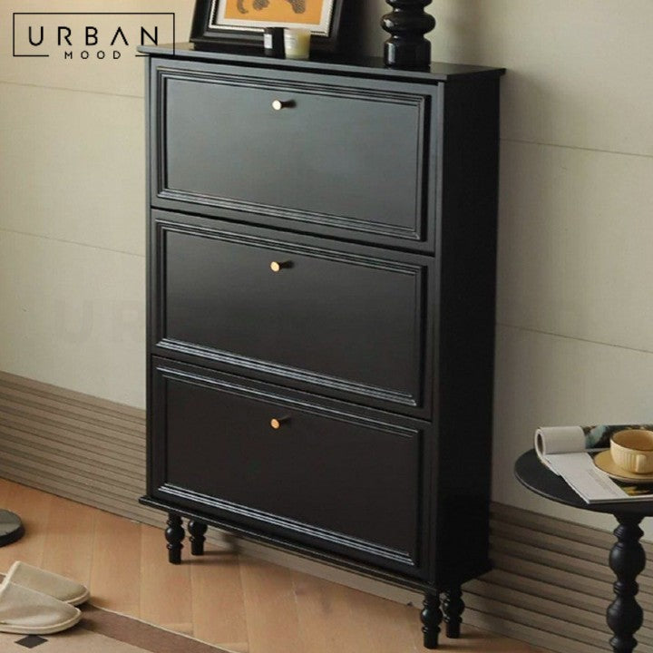 SOLIMAN Victorian Slim Shoe Cabinet