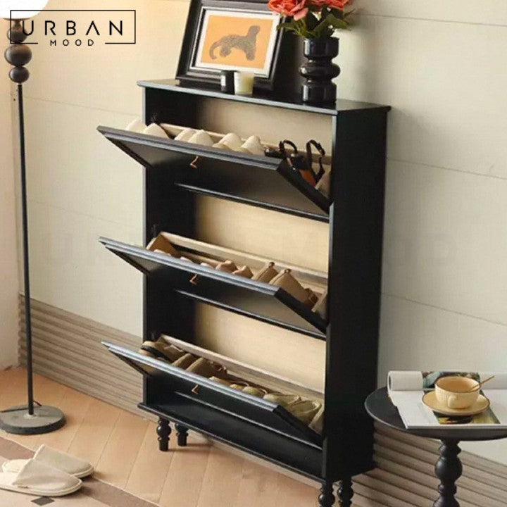 SOLIMAN Victorian Slim Shoe Cabinet